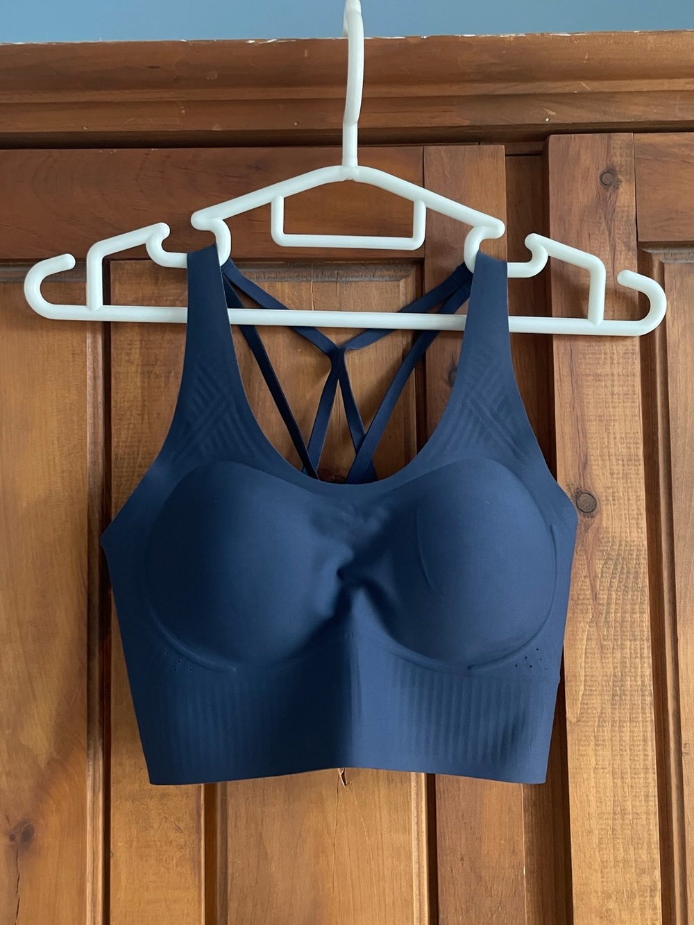 knix Longevity Sports Bra Navy